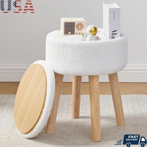 Vanity stool storage - vanity,